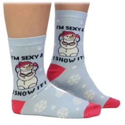 Weihnachtssocken Damen IM SEXY AND I SNOW IT - Sockenpaar Gr. 37-42
