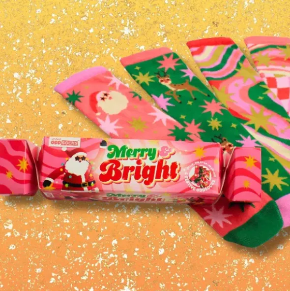 Weihnachtssocken Merry & Bright – 4 Socken Gr. 37–42