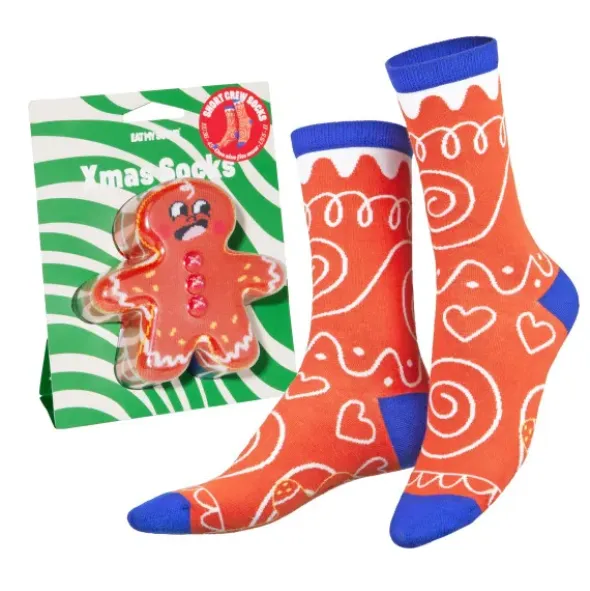 Weihnachtssocken, Xmas Socks - Lebkuchenmann
