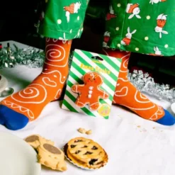 Weihnachtssocken, Xmas Socks - Lebkuchenmann