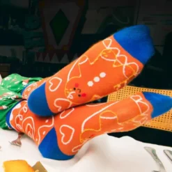 Weihnachtssocken, Xmas Socks - Lebkuchenmann
