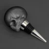 Weinverschluss Totenkopf - Death by Wine, schwarz