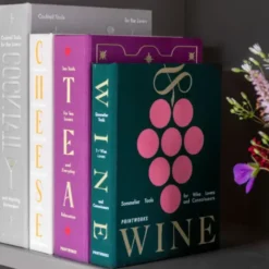 Weinzubehör Set im Aufbewahrungsbuch 4-teilig – Weinset aus Edelstahl