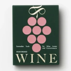 Weinzubehör Set im Aufbewahrungsbuch 4-teilig – Weinset aus Edelstahl