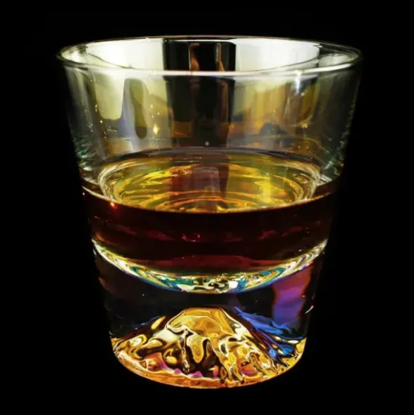 Whiskeyglas Everest - Glas mit 3D Berg