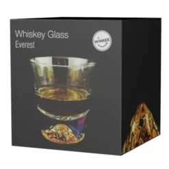 Whiskeyglas Everest - Glas mit 3D Berg
