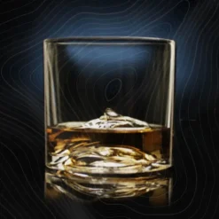 Whiskeygläser 3D-Berg MOUNT EVEREST Set 2 Stück