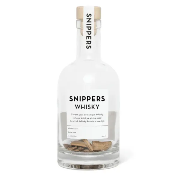 Whisky Geschenkset DIY - Originals Whisky - Flasche 350 ml mit Holzspänen zum Veredeln