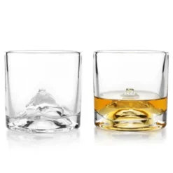 Whiskygläser 3D-Berg MOUNT FUJI, Set 2 Stück