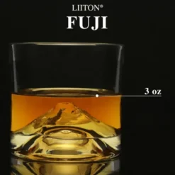 Whiskygläser 3D-Berg MOUNT FUJI, Set 2 Stück