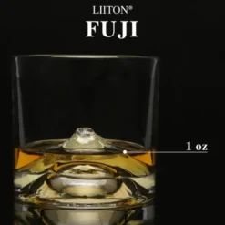Whiskygläser 3D-Berg MOUNT FUJI, Set 2 Stück