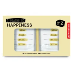 Whiskygläser 5 STAGES TO HAPPINESS 2er-Set