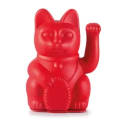 Winkekatze / Glückskatze Iconic Cat rot