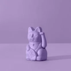 Winkekatze / Glückskatze LUCKY CAT MINI lila