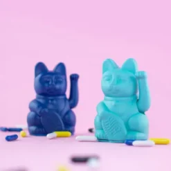 Winkekatze / Glückskatze LUCKY CAT MINI türkis