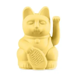 Winkekatze / Glückskatze LUCKY CAT MINI gelb