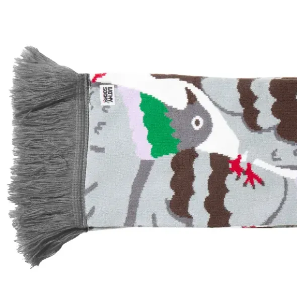Winter-Schal mit Tauben-Motiv, Pigeon Scarf