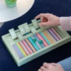 Würfelspiel SHUT THE BOX - bunte Holzspiel für Geschicklichkeit und Würfelglück