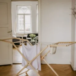 Wäscheständer Holz Mama - Eschenholz massiv, klappbar