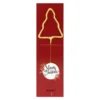 Wunderkerze Tannenbaum - Merry Christmas rot