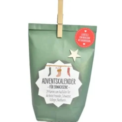 Wundertüte - Adventskalender mit Karten zum Beschriften