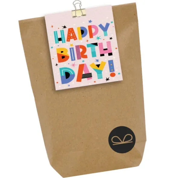 Wundertüte Happy Birthday bunt - Geburtstag Geschenktüte befüllt