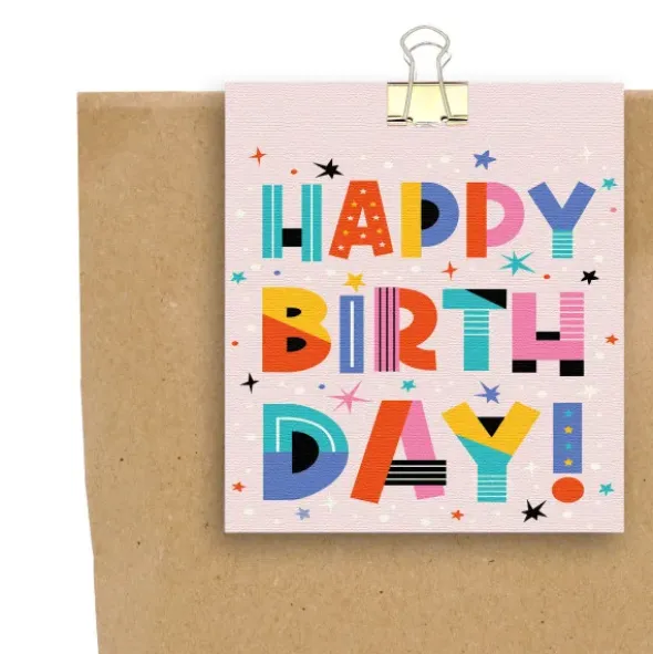 Wundertüte Happy Birthday bunt - Geburtstag Geschenktüte befüllt