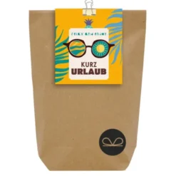 Wundertüte Kurzurlaub - befüllt mit Handfächer, Sonnenbrille, Schleckmuschel ...
