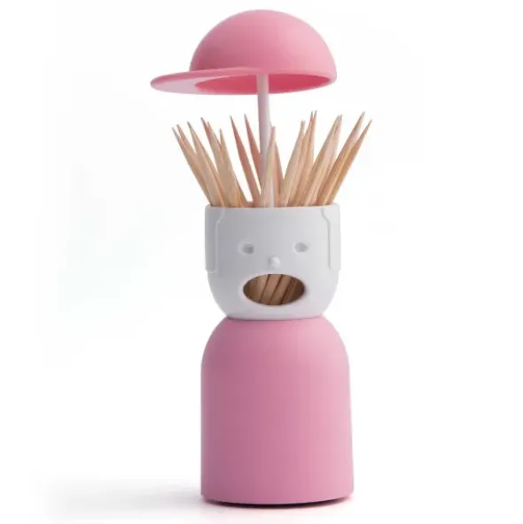 Zahnstocher-Spender Picky Boy rosa