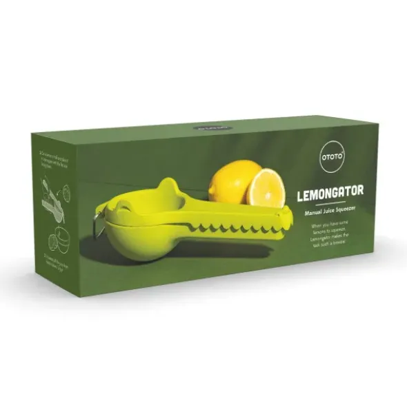 Zitruspresse LEMONGATOR - Zitronenpresse Krokodil