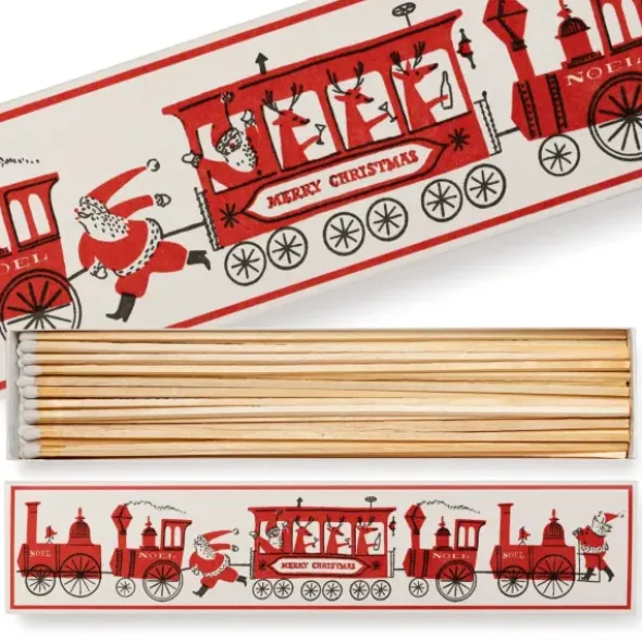 Zündhölzer extra lang - XL Streichhölzer 28 cm, Santa Train Zug