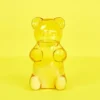 Zuckerdose Bär - Yummy Bear, Glas gelb