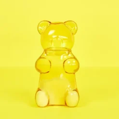 Zuckerdose Bär - Yummy Bear, Glas gelb